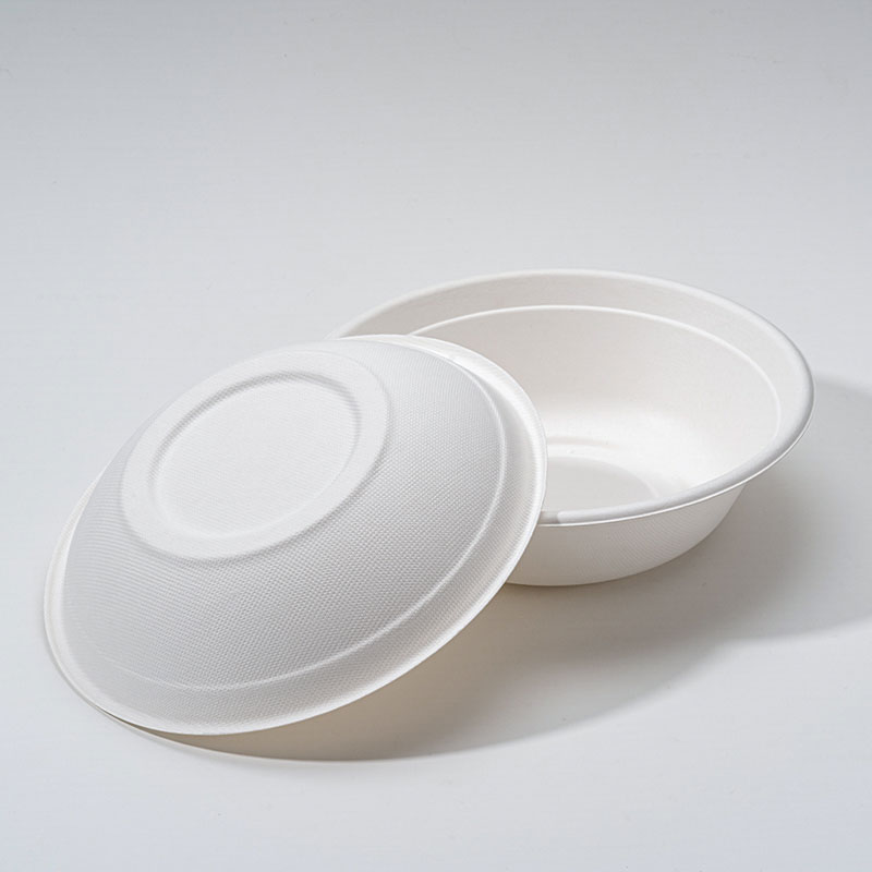 Bagasse وعاء مستقيم